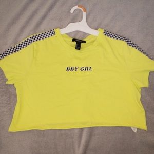 Forever 21 Neon crop top